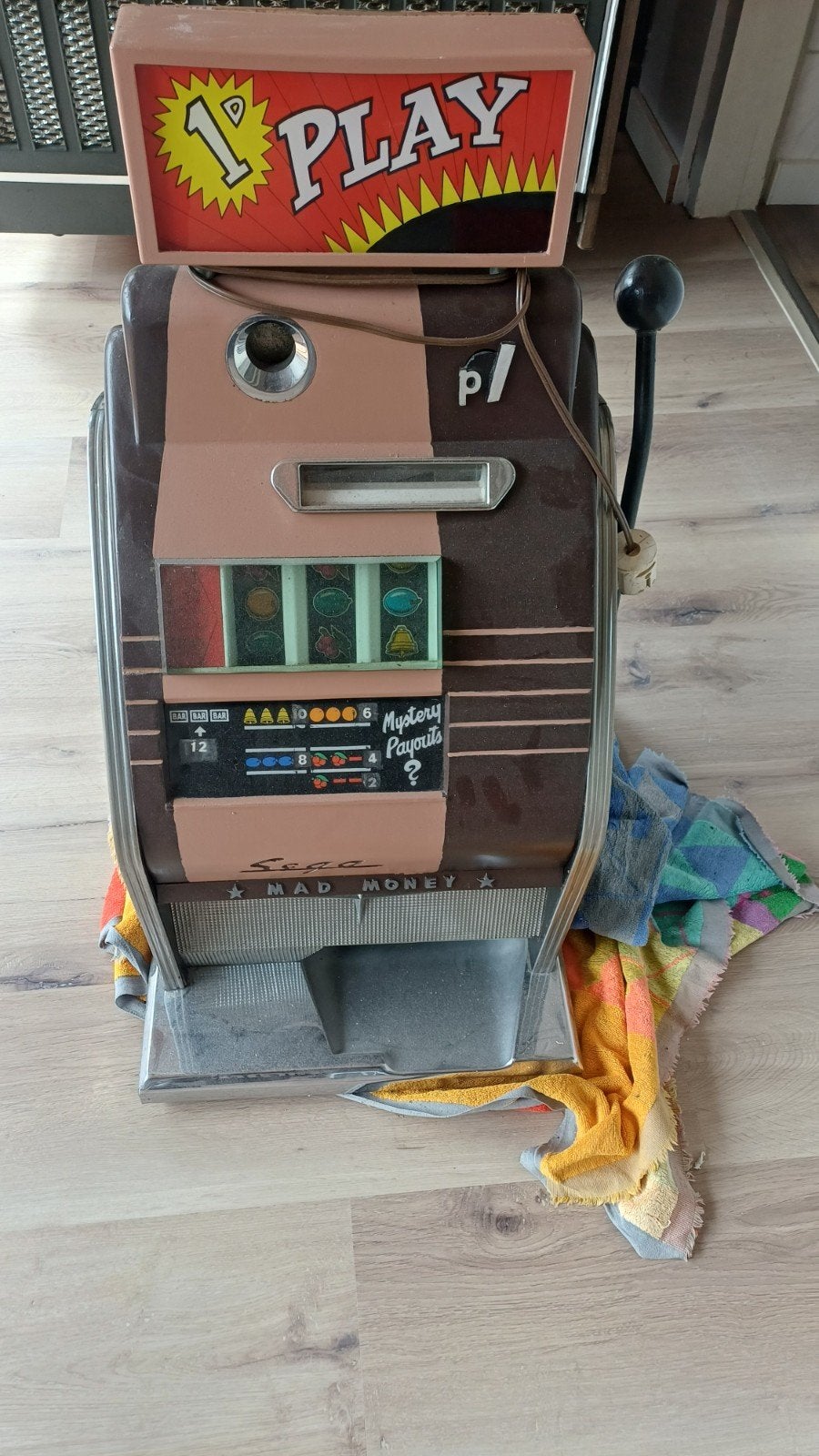 Oude mechanische bandiet, Overige munten, Ophalen, Gebruikt