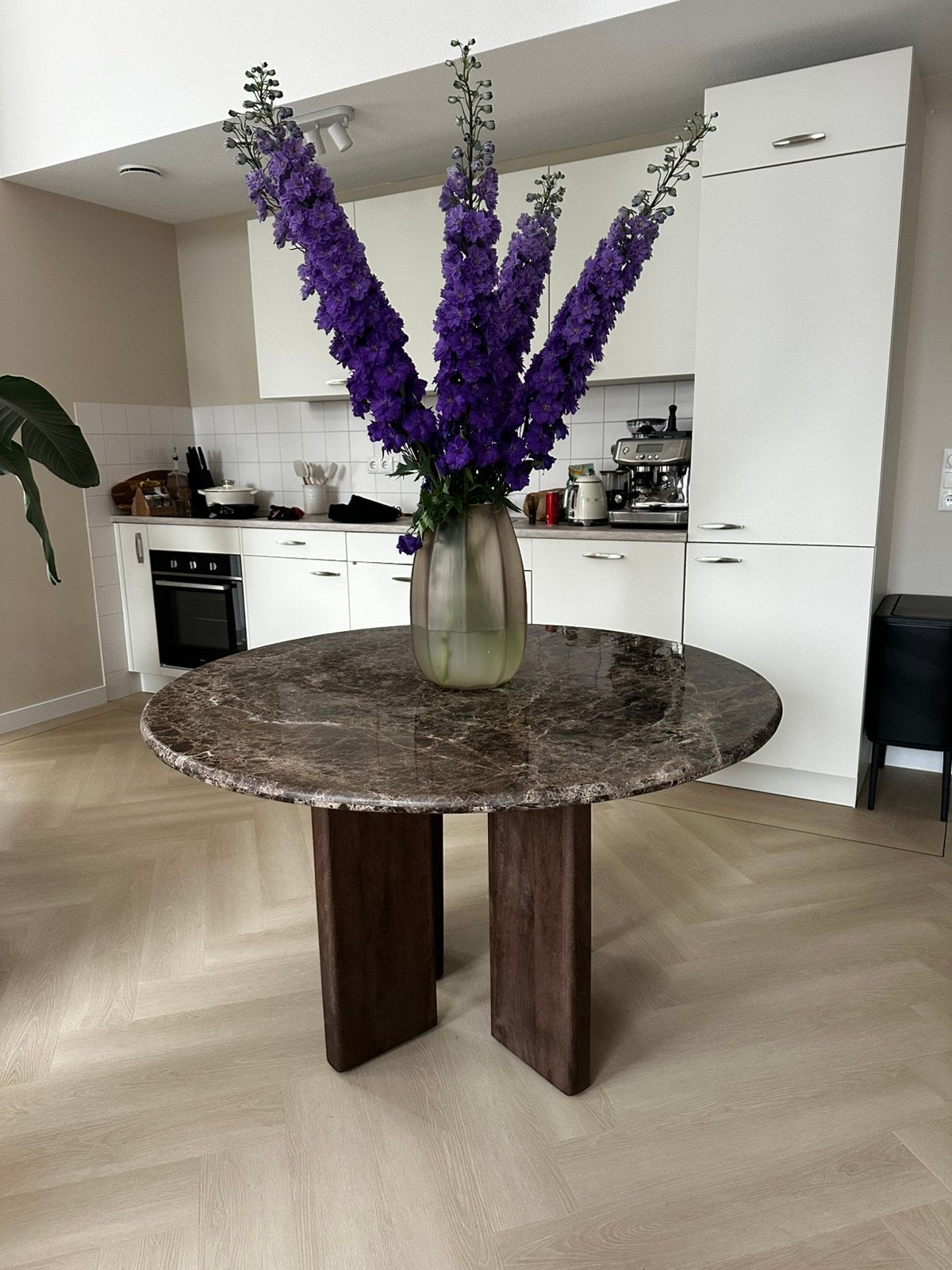 Ronde Eettafel Lando Marmer Ø127 cm – 50% van winkelprijs