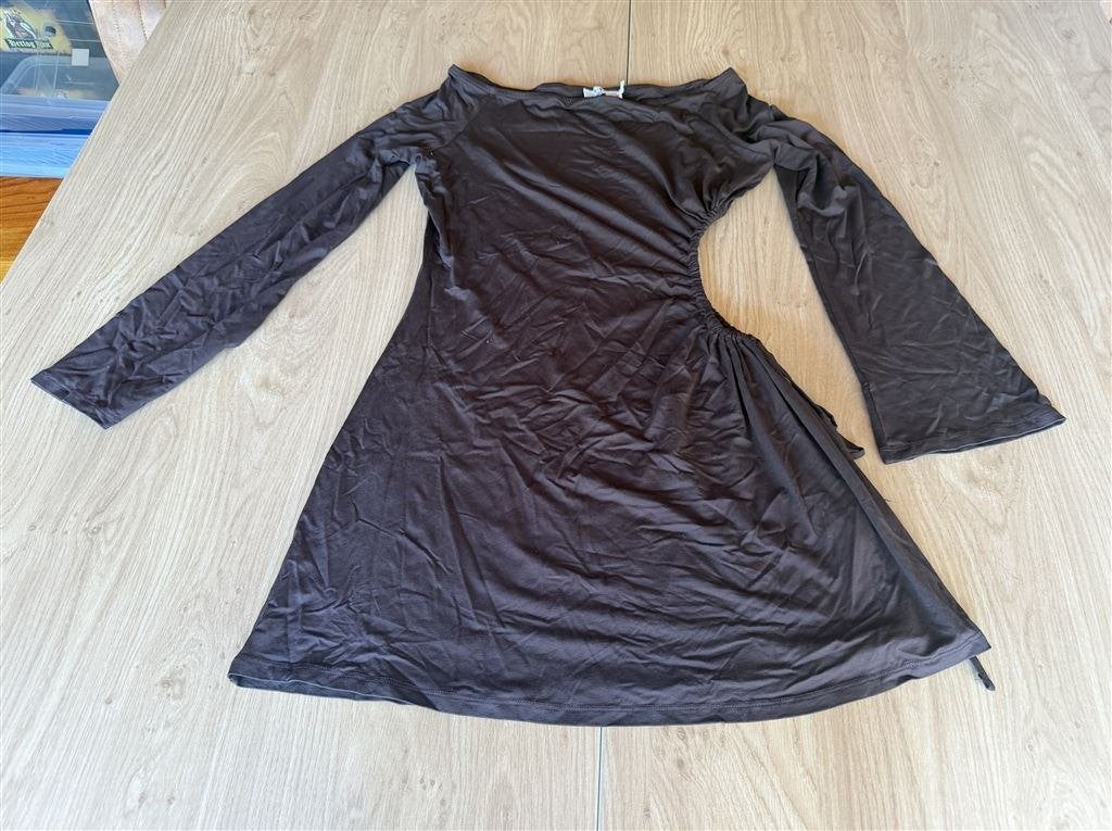 NA-KD Bruine Mini Dress - Maat S, Kleding | Dames, Maat 38/40 (M), Bruin, Ophalen of Verzenden, Zo goed als nieuw