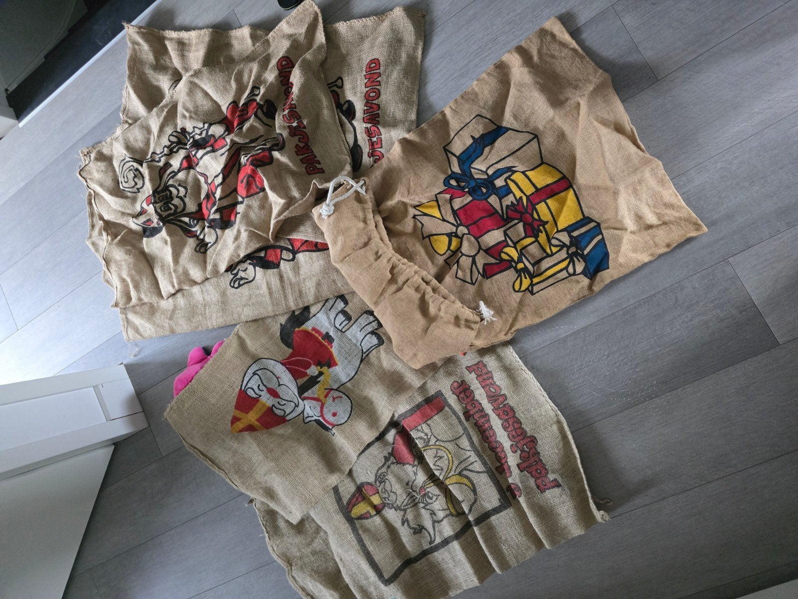 Sint jute zakken / zak voor Sinterklaas, Ophalen of Verzenden, Gebruikt