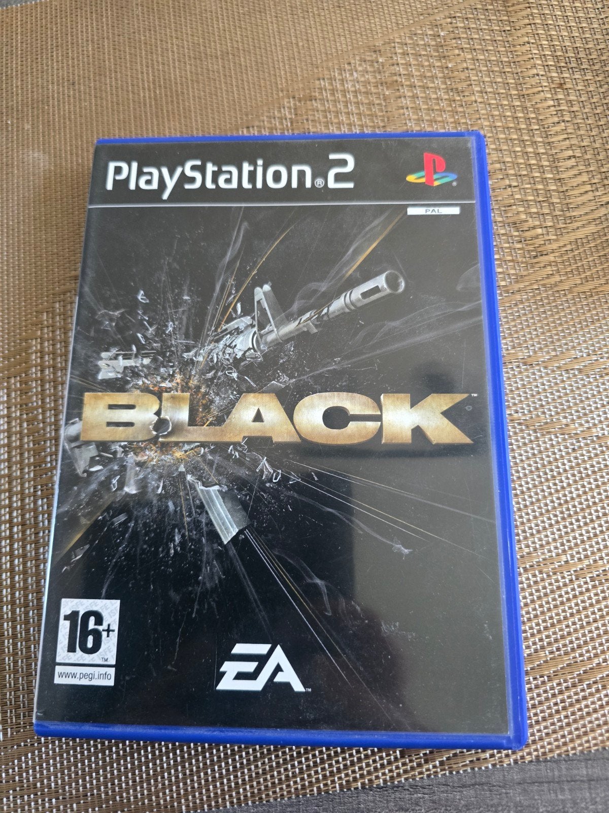 BLACK PlayStation 2 (PS2) - Actie Shooter Game, Ophalen of Verzenden