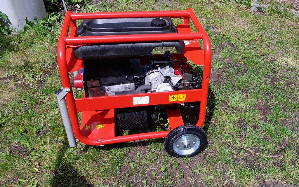 Aggregaat 7KVA Pramac Honda GX390 Benzine, Ophalen, Zo goed als nieuw, 5 tot 10 kVA, Benzine
