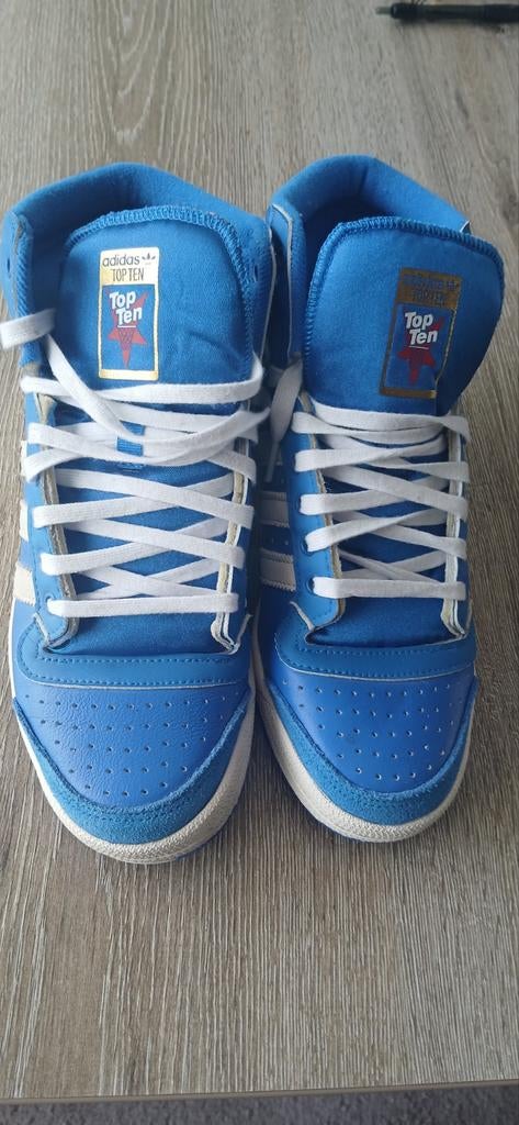 Adidas Top Ten Sneakers - Blauw mt 40, Blauw, Ophalen of Verzenden, Sneakers of Gympen, Adidas