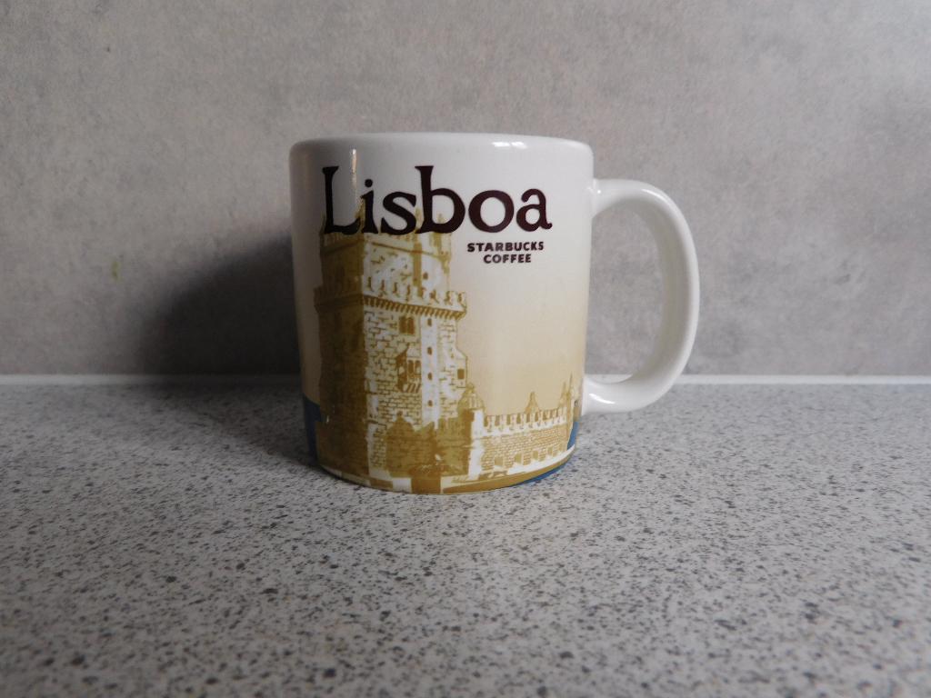 Espressomok 89 ml. 2014 Lisboa Collector Series Starbucks, Ophalen of Verzenden, Zo goed als nieuw, Overige stijlen, Kop(pen) en/of Schotel(s)