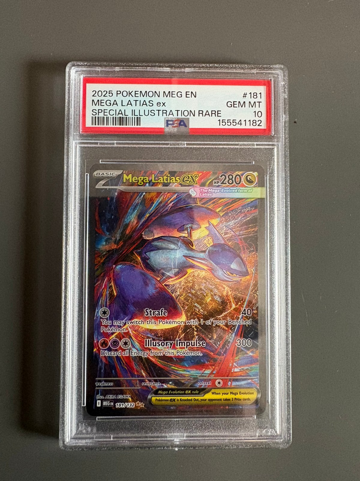 PSA 10 Mega Latias ex 181/132 Special Illustration Pokémon, Verzenden, Zo goed als nieuw