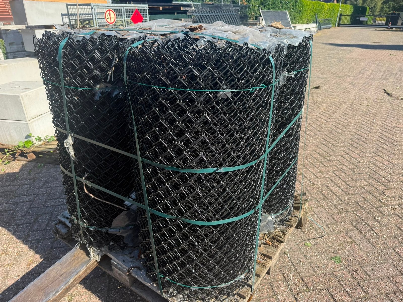 Gaashekwerk Zwart 1000mm 40x40mm 25m Zware Kwaliteit, Ophalen, Nieuw