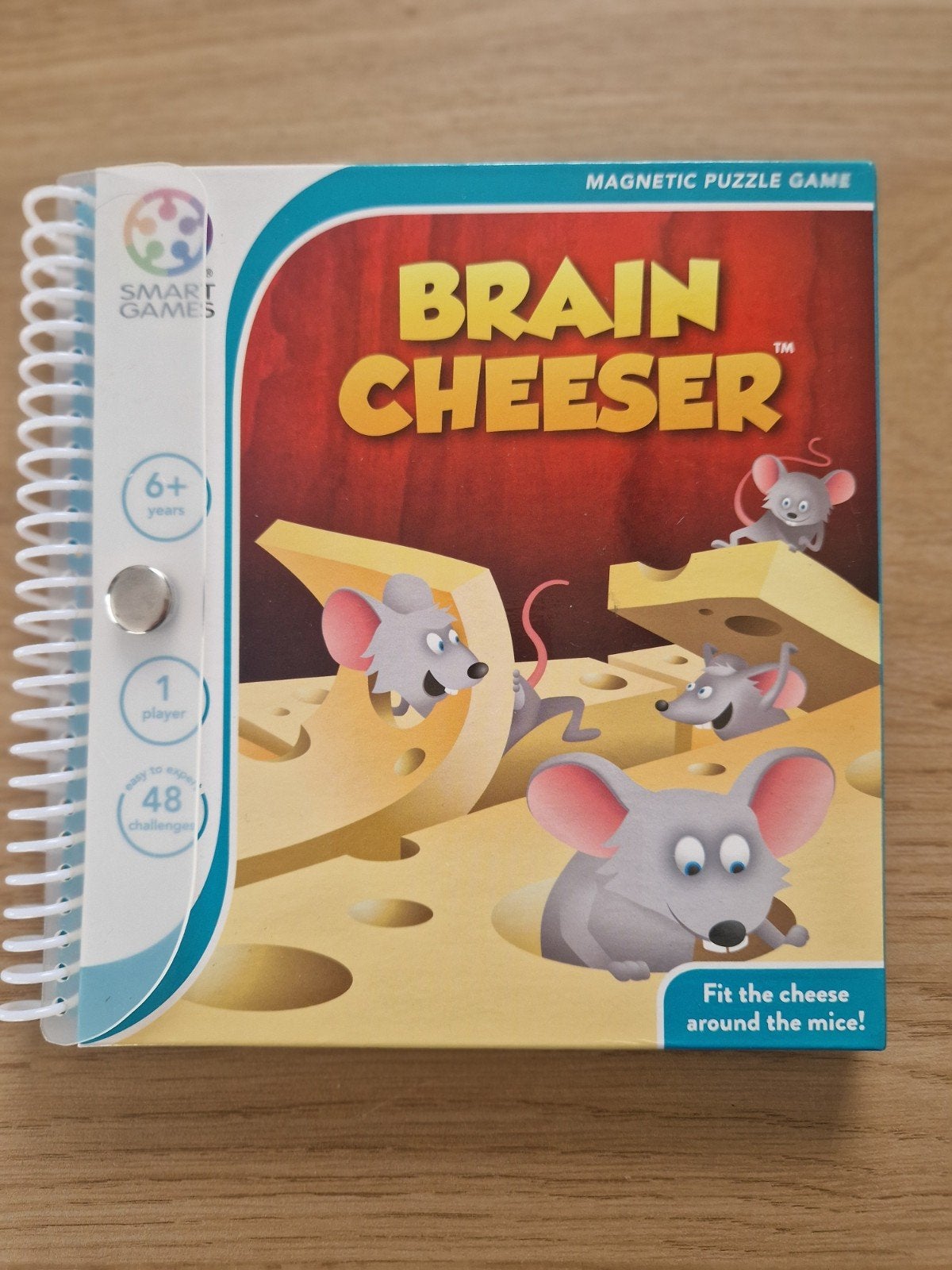 SmartGames Brain Cheeser - Magnetisch Puzzelspel, Een of twee spelers, SmartGames, Ophalen of Verzenden, Zo goed als nieuw