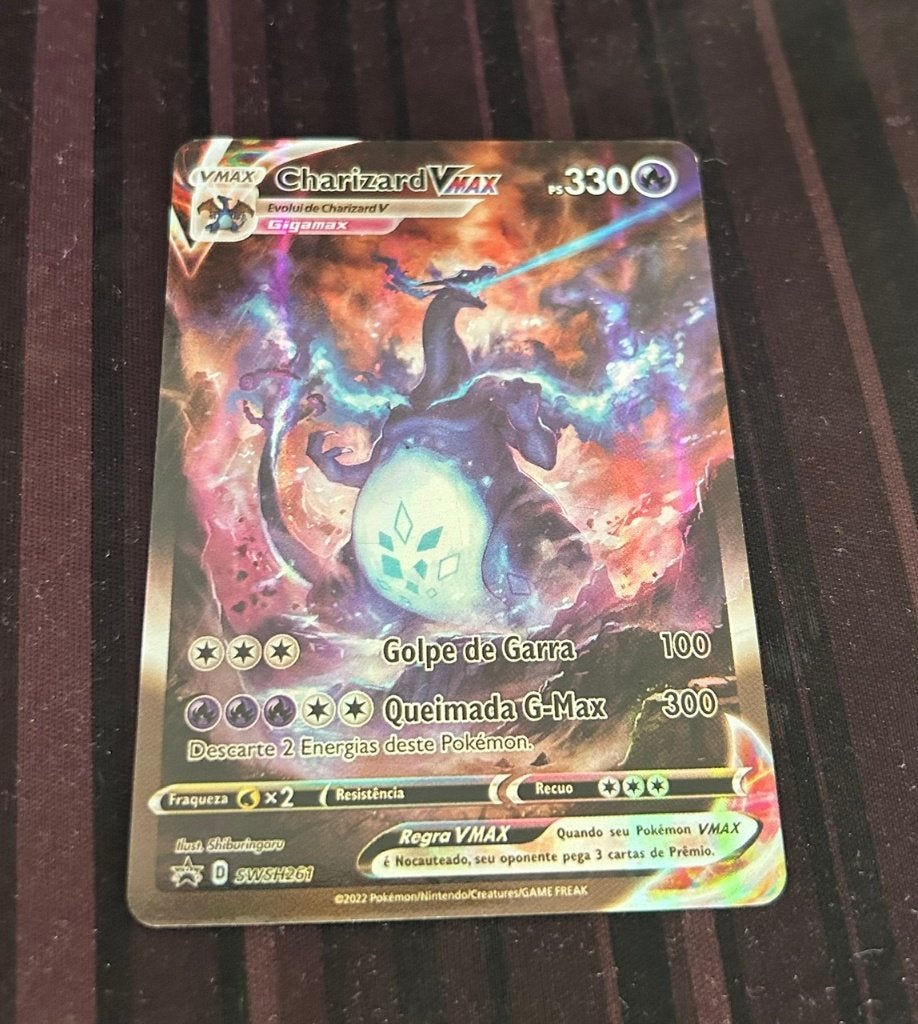 Pokemon kaart - Charizard VMax SWSH261, Ophalen of Verzenden, Zo goed als nieuw, Losse kaart