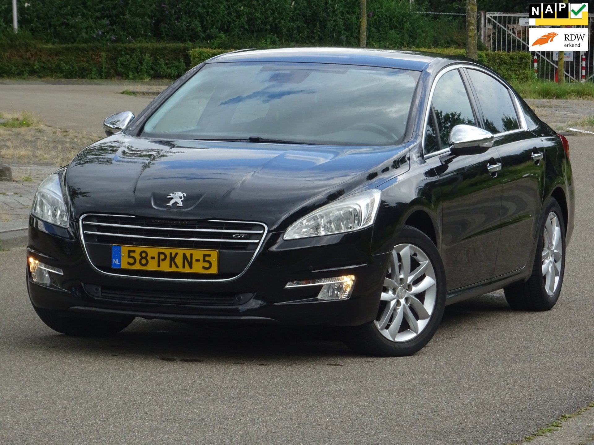 Peugeot 508 1.6 THP Blue Lease Executive NAP/ANDROID/CRUISE, Auto's, Peugeot, Voorwielaandrijving, Gebruikt, Zwart, Handgeschakeld