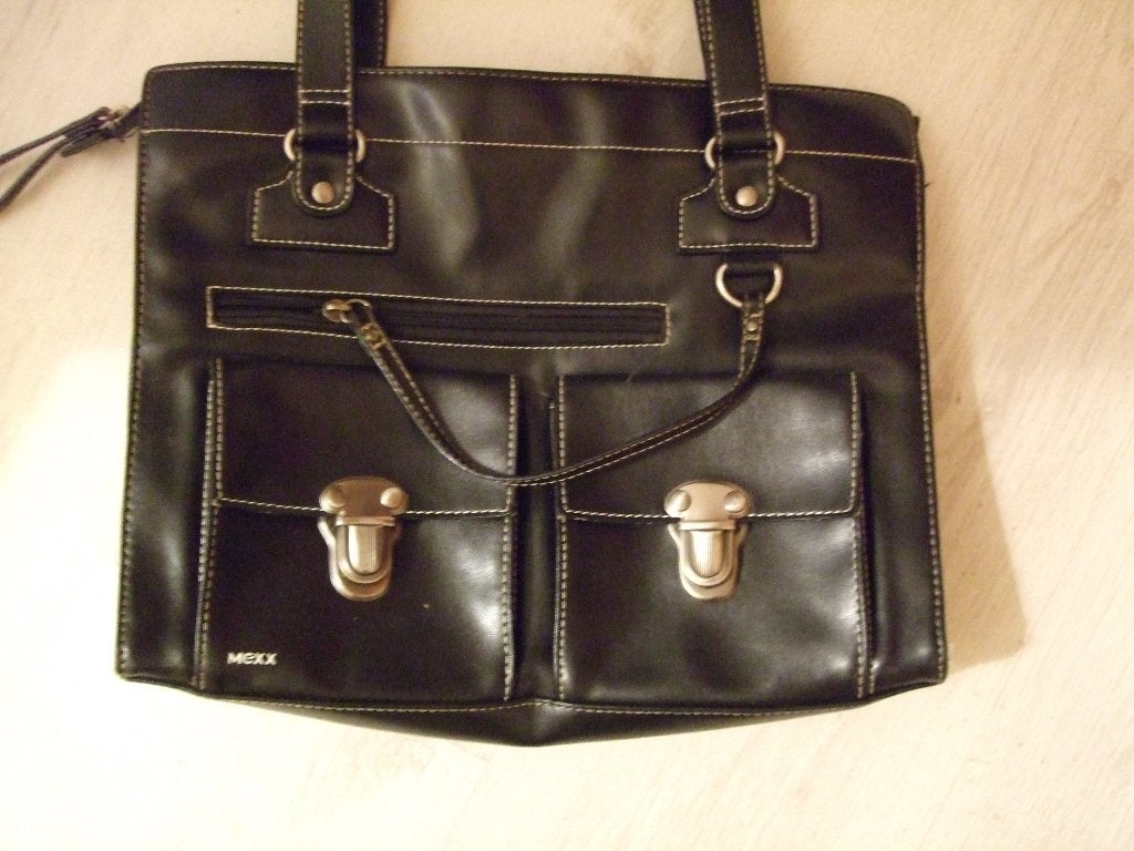 zgan zwarte Mexx dames tas € 9,00, Ophalen of Verzenden, Zo goed als nieuw, Zwart, Handtas