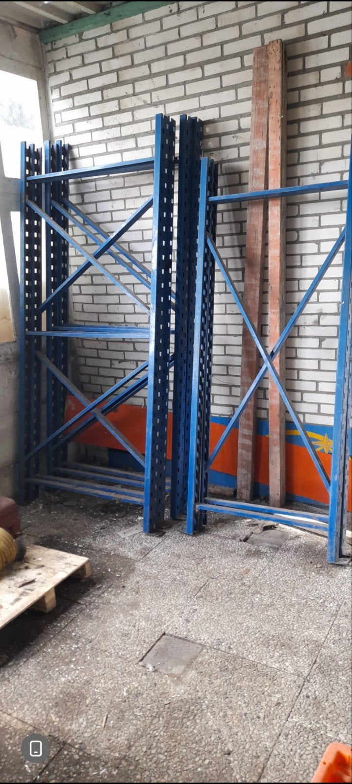Stevige stellingen voor magazijn of werkplaats, Huis en Inrichting, Ophalen, Gebruikt