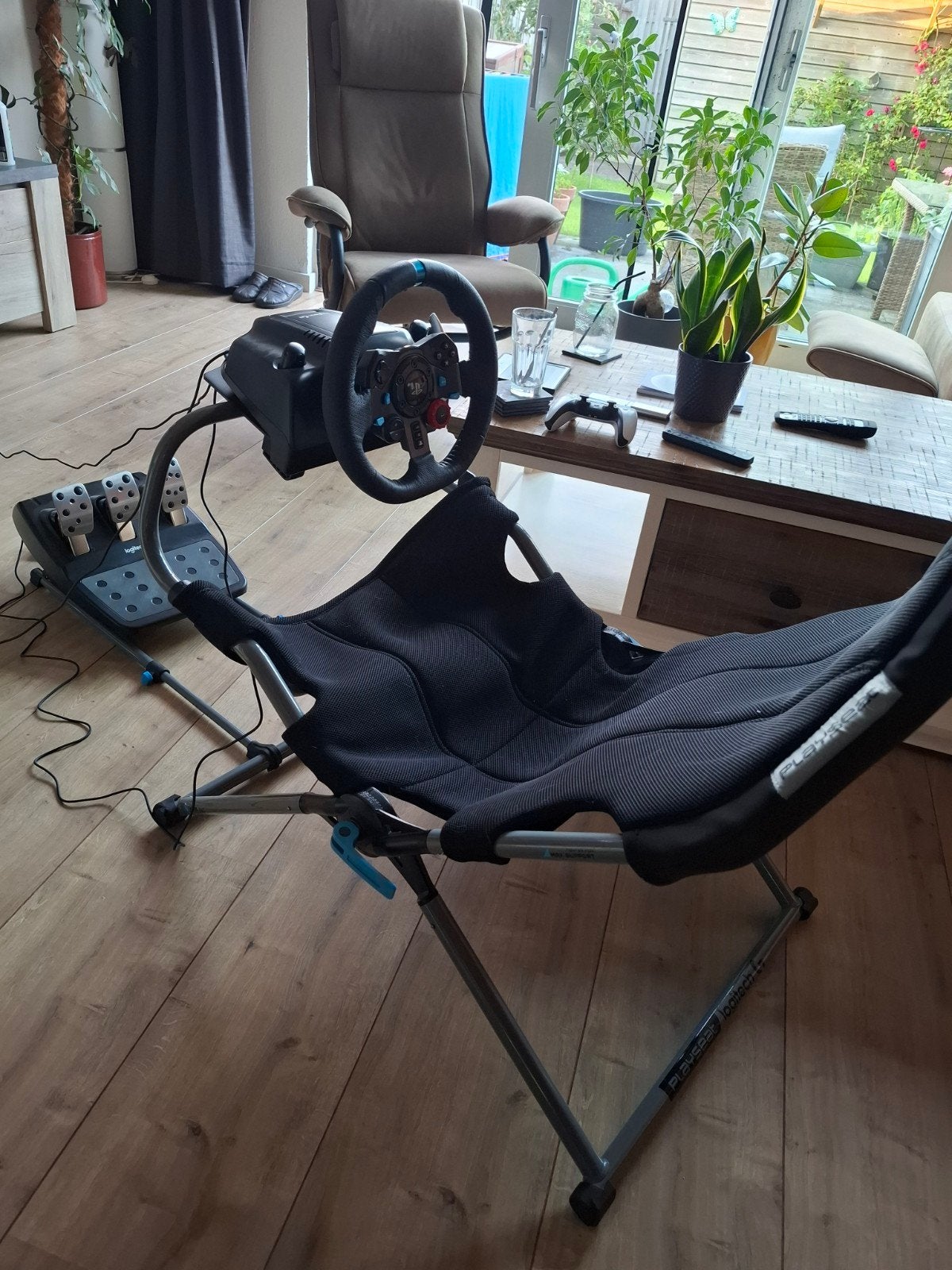 Logitech G29 racestuur met Playseat Challenge, Spelcomputers en Games, Ophalen, Racestoel, Zo goed als nieuw, Verstelbaar