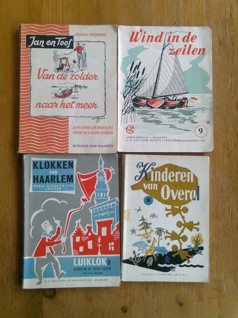 Jan en Toos, en andere oude schoolboekjes, Ophalen of Verzenden, Gelezen, Fictie algemeen