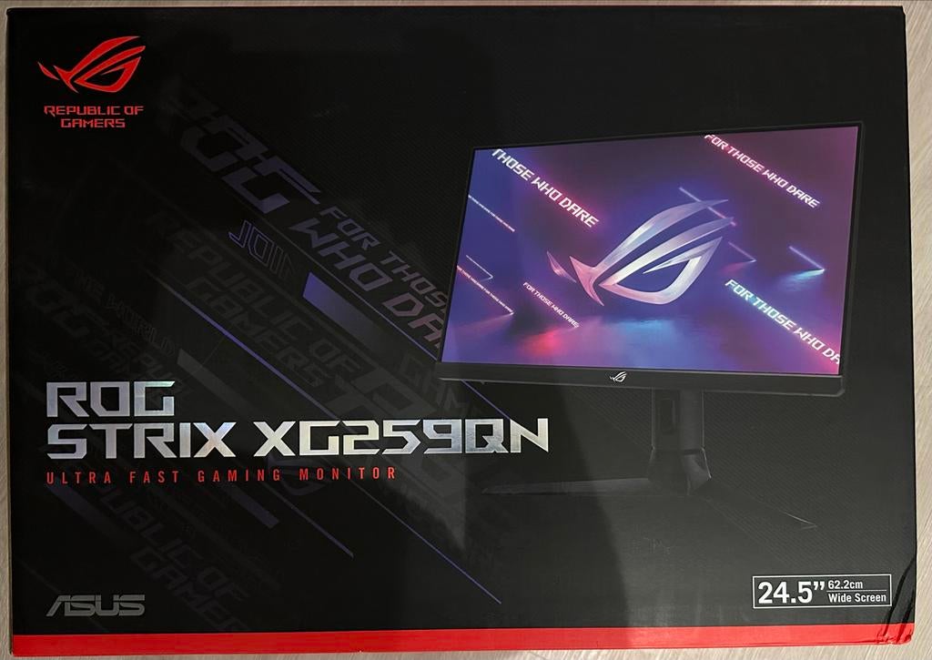 ASUS ROG Strix XG259QN Gaming Monitor - 380Hz, 1ms IPS, Gaming, IPS, In hoogte verstelbaar, Full HD