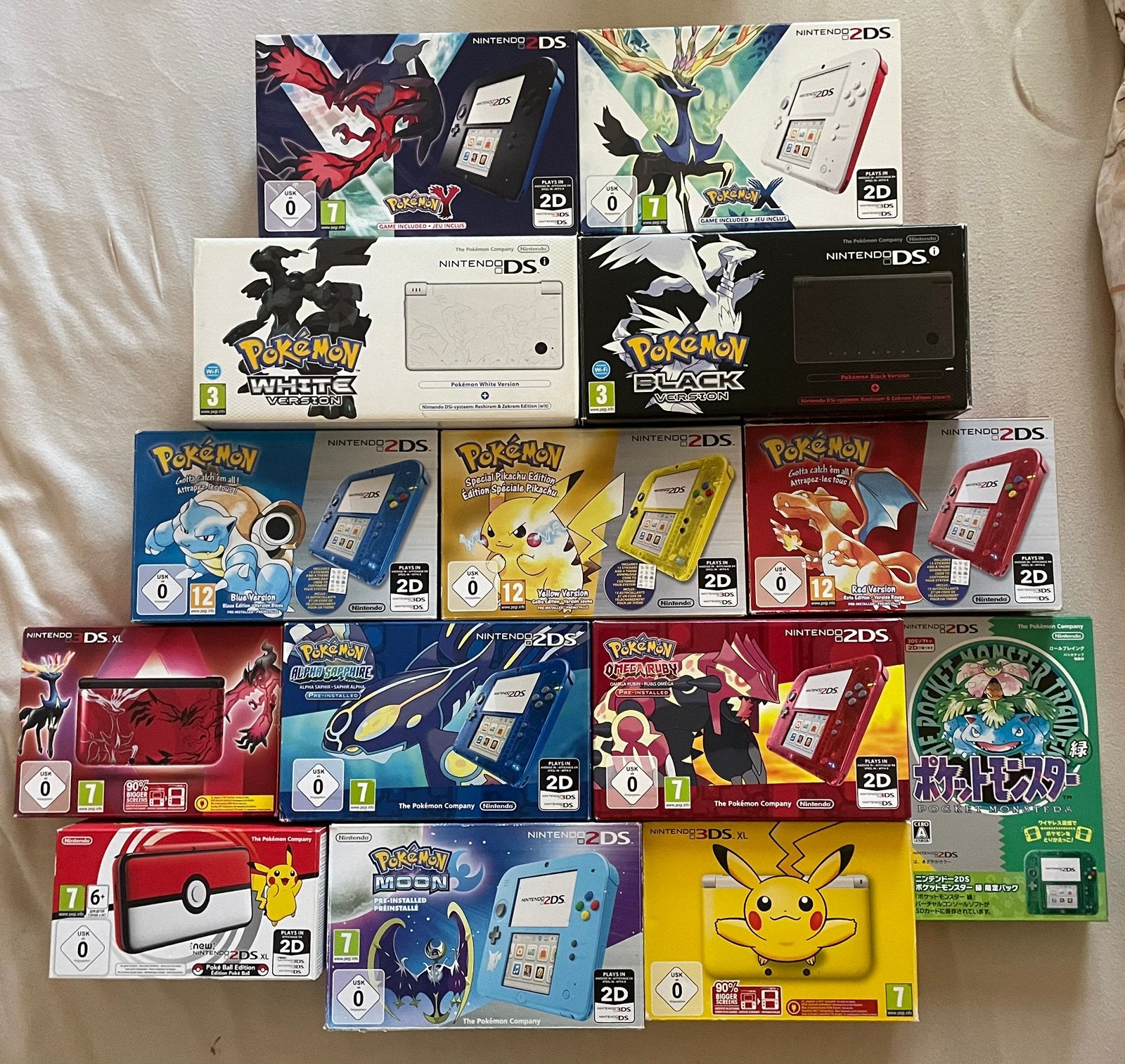 Grote Pokémon-verzameling te koop! Nintendo 2DS/3DS, 1 speler, Zo goed als nieuw, Vanaf 3 jaar, Ophalen