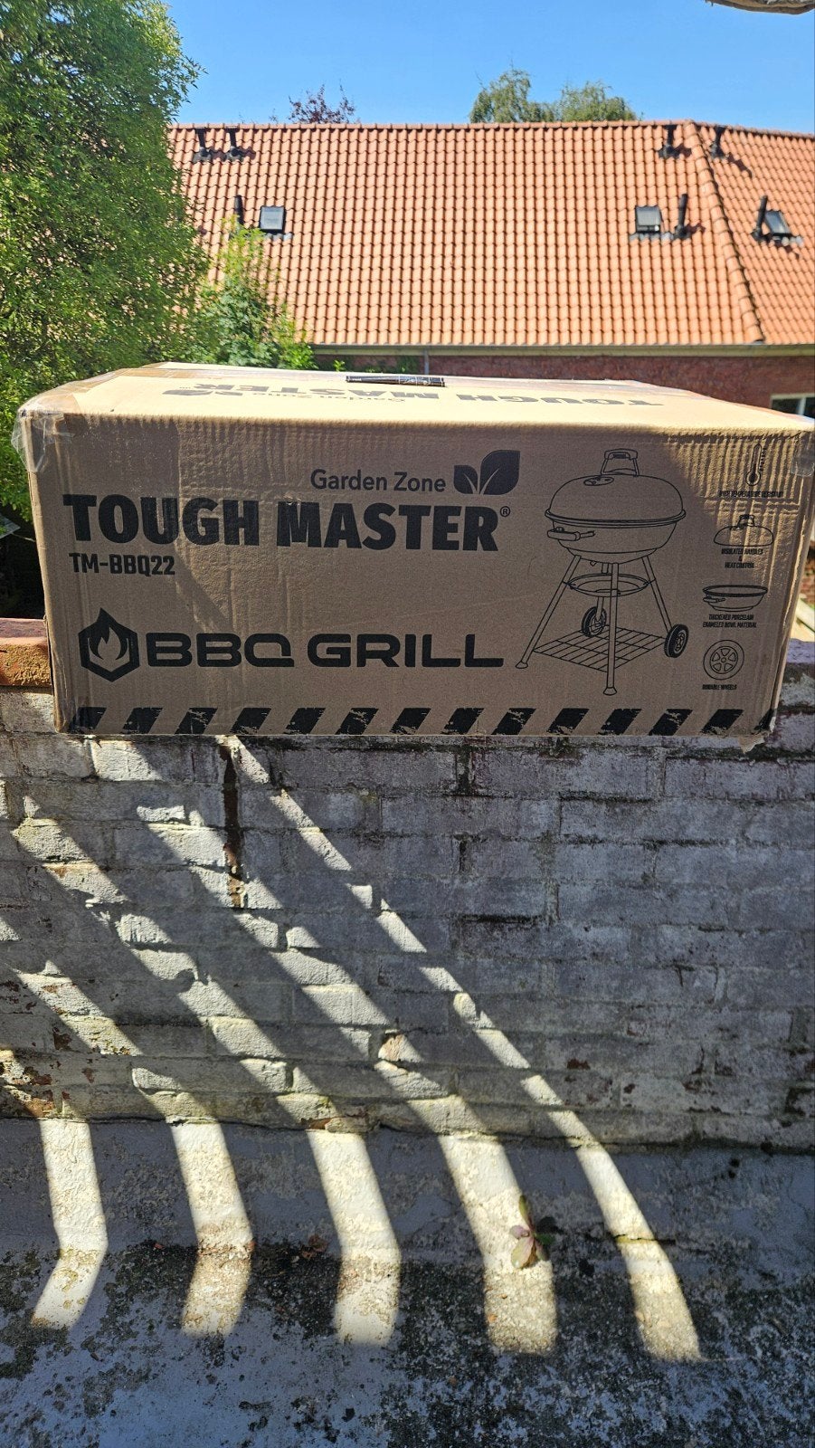 Nieuwe houtskoolbarbecue (BBQ), Ophalen, Nieuw, Garden Zone Tough Master