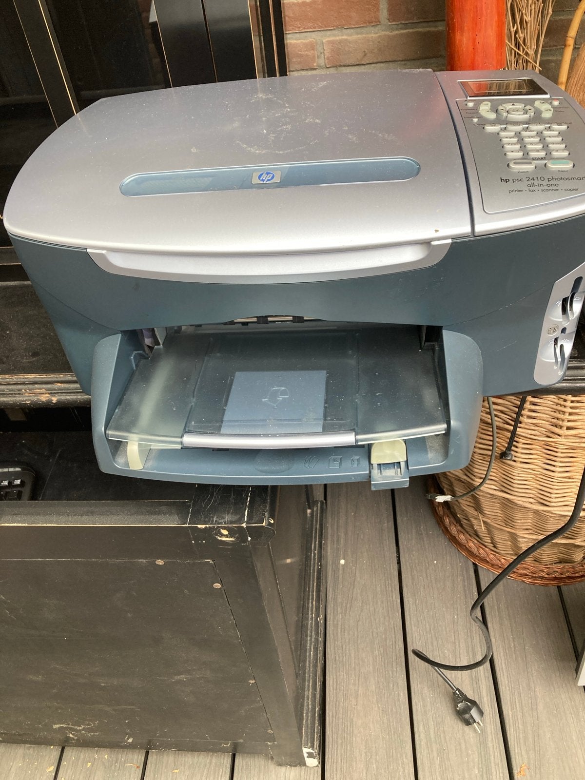 HP PSC 2410 Photosmart All-in-One Printer, Ophalen, Gebruikt, Faxen, Inkjetprinter