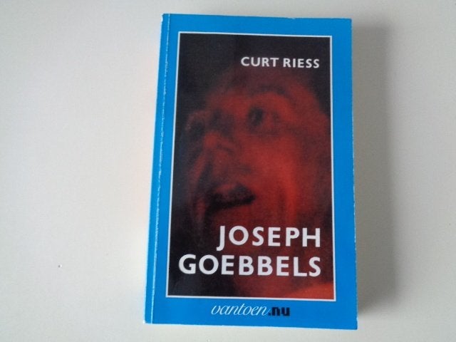 12143-10-2 : Joseph Goebbels - C. Riess.CB, Boeken, Ophalen of Verzenden, Voor 1940, Zo goed als nieuw, Algemeen