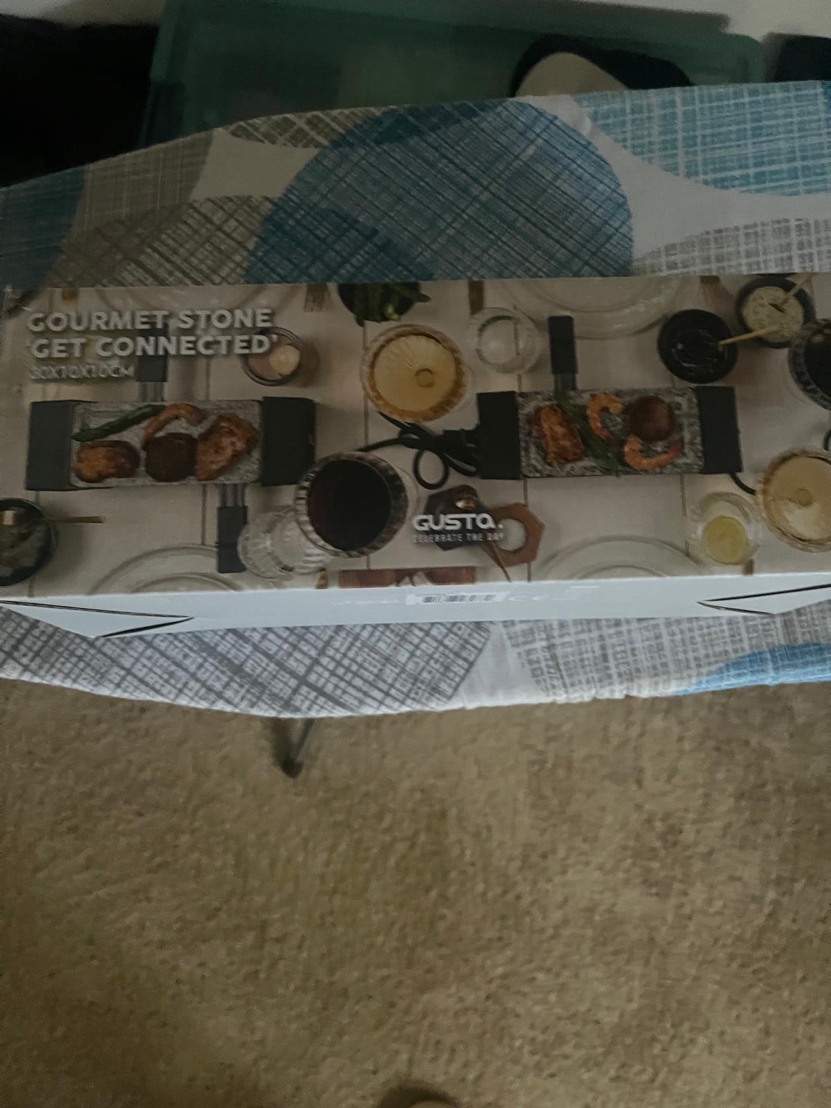 Gusto Gourmet Stone 'Get Connected' - Nieuw in doos, Witgoed en Apparatuur, Gourmetstellen, Ophalen of Verzenden, Nieuw, 4 t/m 7 personen