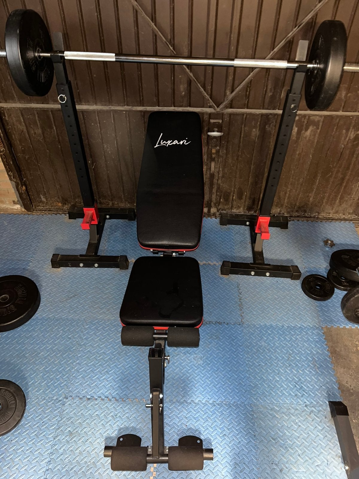 Complete fitness set, Sport en Fitness, Ophalen, Zo goed als nieuw, Benen