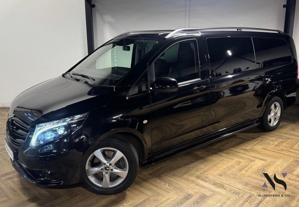 Mercedes-Benz Vito 116 CDI Extra Lang DC Comfort KEYLESS CAM, Auto's, Automaat, Achterwielaandrijving, Gebruikt, Zwart
