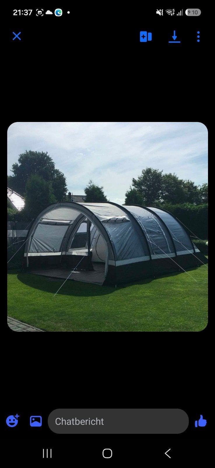 Obelink tent, Ophalen of Verzenden, Zo goed als nieuw, Tot en met 4