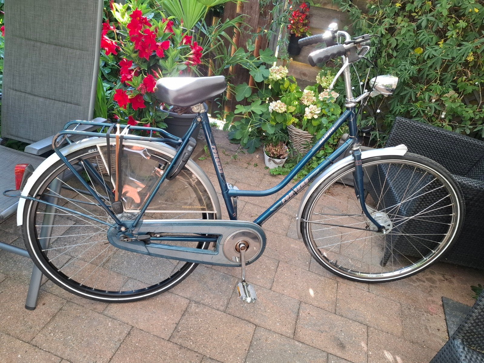 gebruikte stations fiets in goede staat, Gebruikt, Versnellingen, 56 cm of meer, Trommelrem