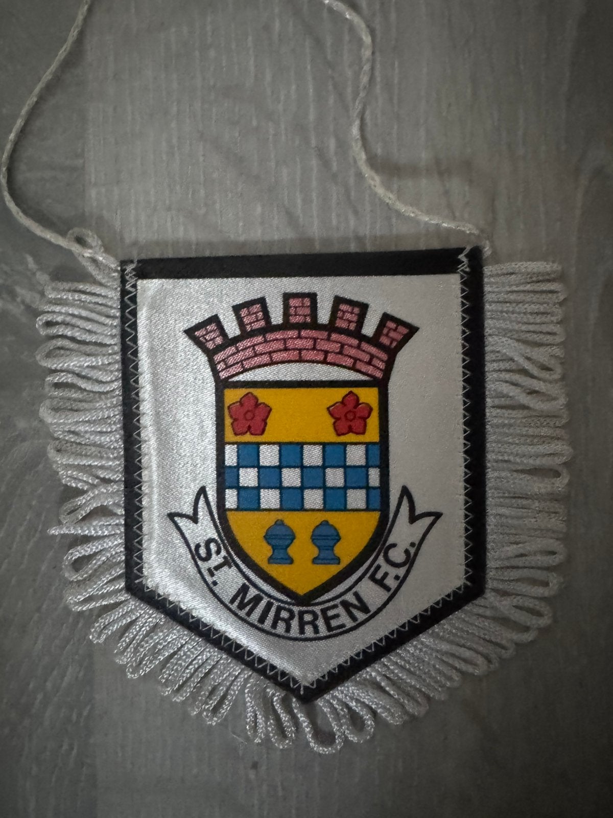 St. Mirren F.C. Vaantje - Voetbal Souvenir, Ophalen of Verzenden, Gebruikt, Buitenlandse clubs, Vaantje of Sjaal