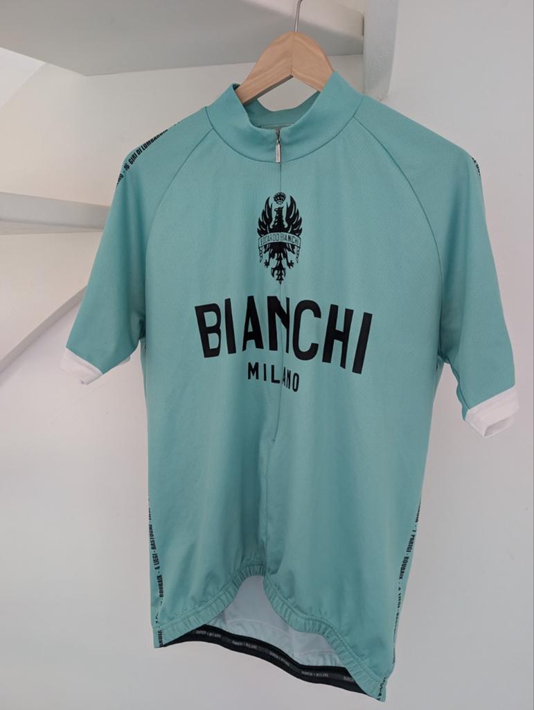 Bianchi wielrenshirt XXL (valt als L/XL), Bianchi, Overige kleuren, Maat 56/58 (XL), Ophalen of Verzenden