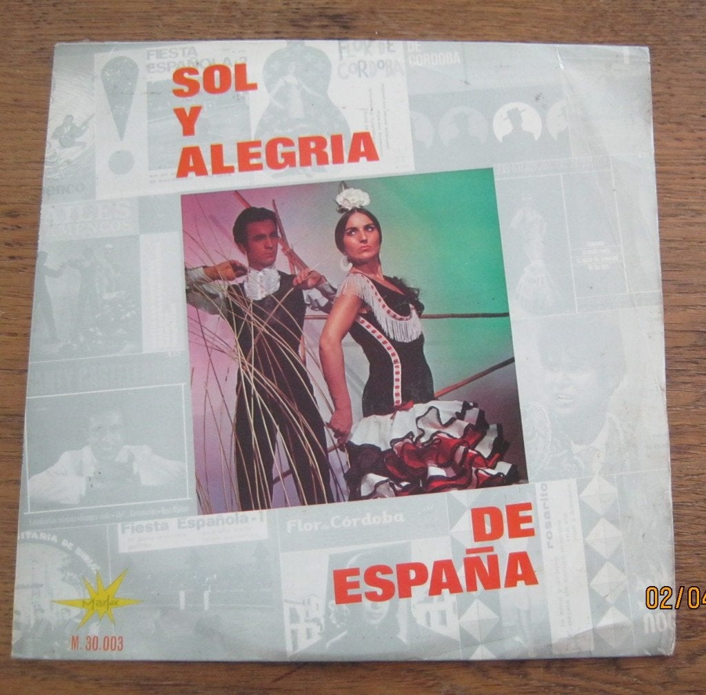 LP SOL Y ALEGRIA DE ESPANA (Marfer Records) M 30.003, Cd's en Dvd's, Vinyl | Pop, LP, Ophalen of Verzenden, Zo goed als nieuw