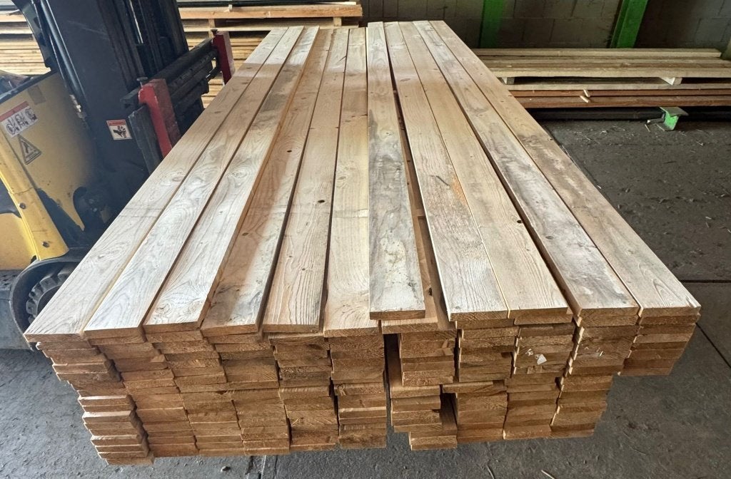 Vuren planken geschaafd 18x95 3m, Doe-het-zelf en Verbouw, Hout en Planken, Ophalen, Minder dan 25 mm, Nieuw, Plank