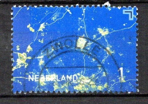 gestempelde zegel. Jaar 2015:  nederland in het licht, Ophalen of Verzenden, Na 1940, Gestempeld