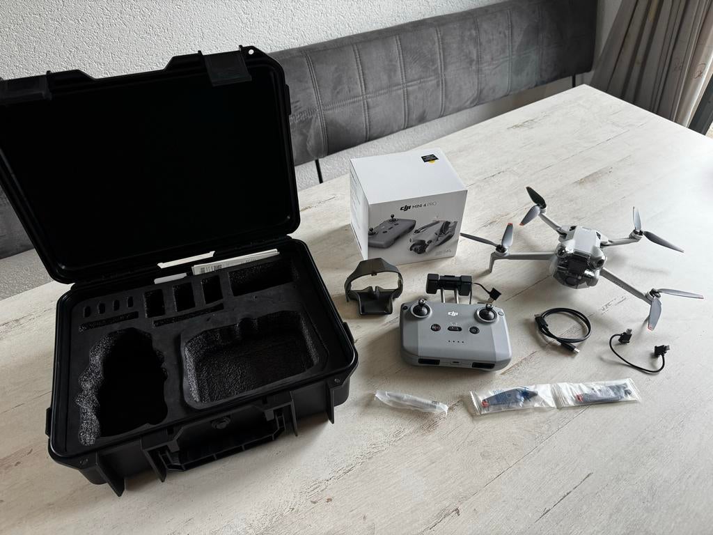 DJI Mini 4 Pro Drone met accessoires, Audio, Tv en Foto, Drones, Ophalen, 30 tot 45 minuten, Cameradrone, Obstakel-ontwijking