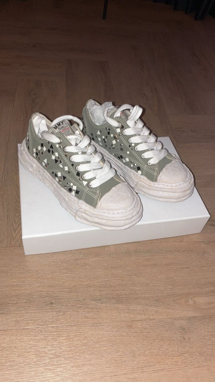 Maison Mihara Yasuhiro sneakers - Groen, Ophalen of Verzenden, Zo goed als nieuw, Groen, Sneakers of Gympen