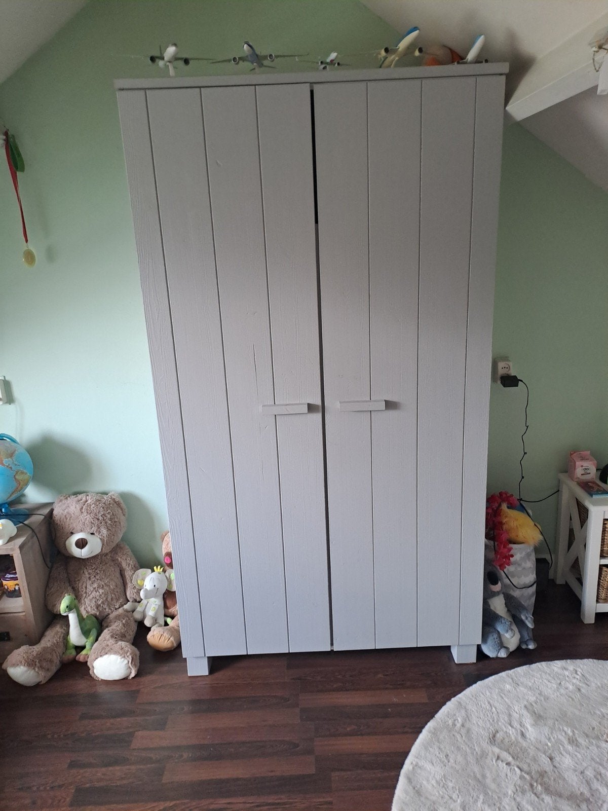 Mooie stevige kast - 203cm hoog, 110cm breed, Ophalen, Met deur(en), Gebruikt, 100 tot 150 cm