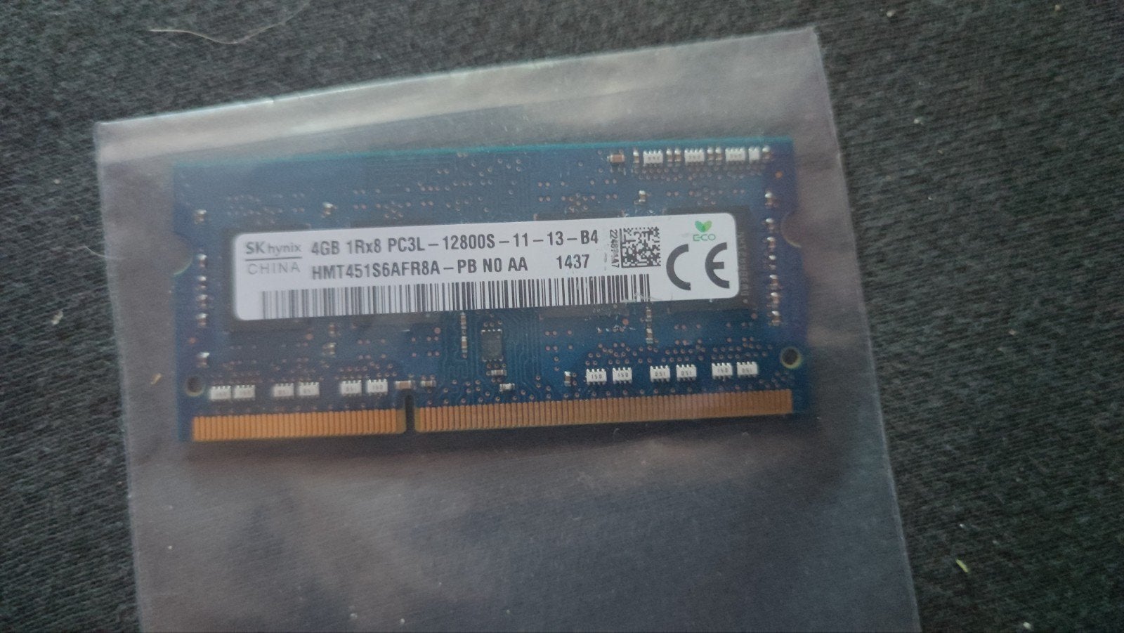 SK hynix 4GB DDR3L SO-DIMM RAM-module (HMT451S6AFR8A-PB), Computers en Software, RAM geheugen, Ophalen, DDR3, Laptop