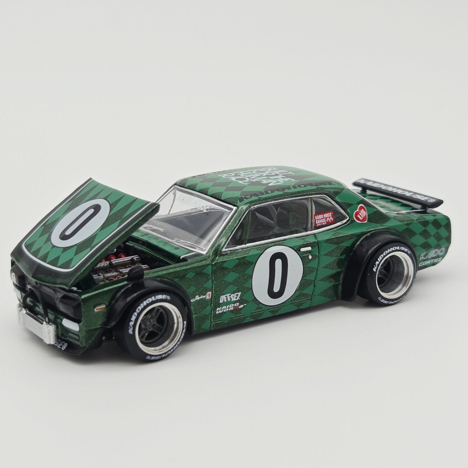Mini Gt – 1969 Nissan Skyline GT-R (KPGC10) Cortez V1, green, Mymodelcar@outlook.com, Auto, Ophalen of Verzenden, Mini gt