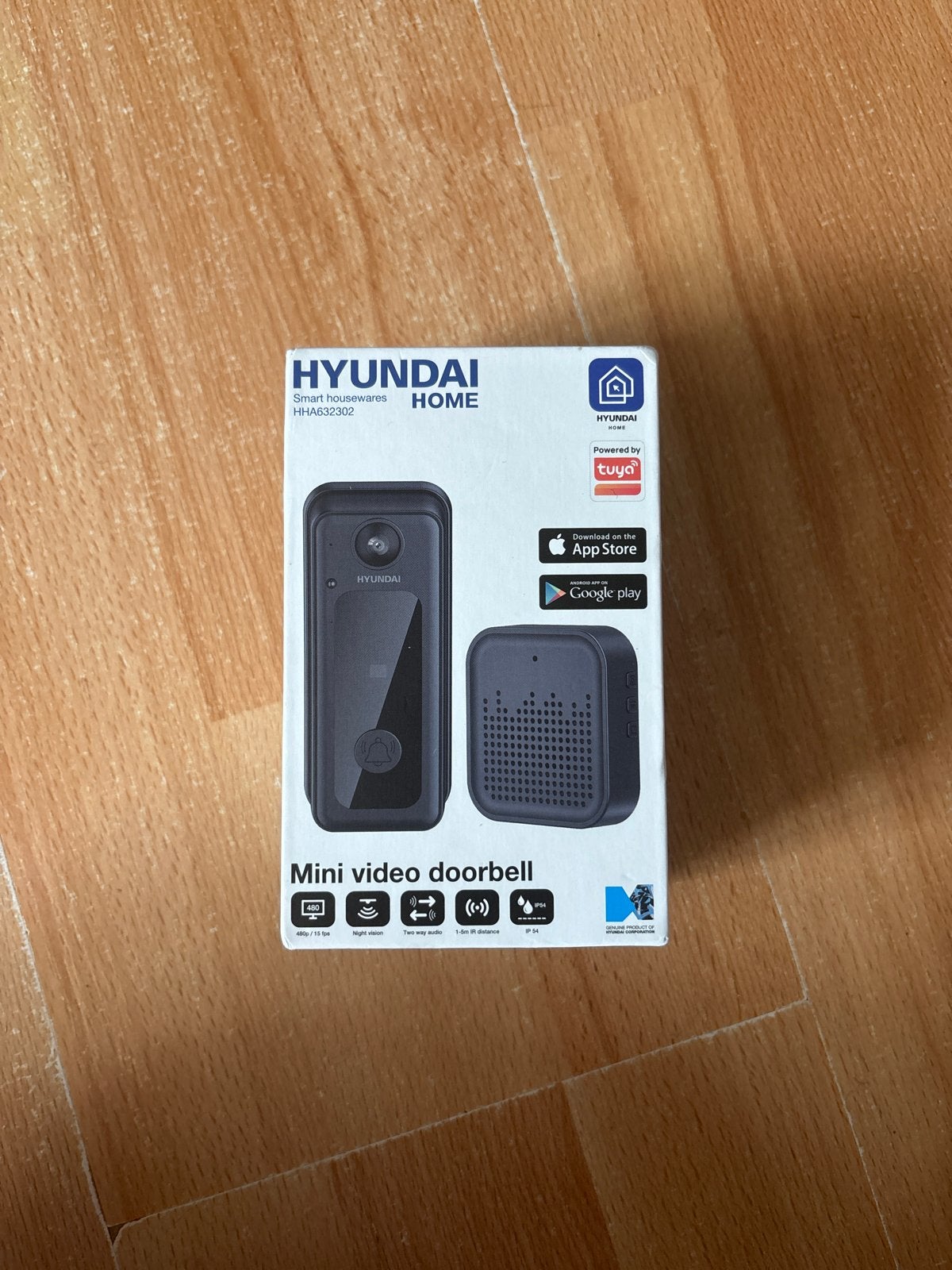 Hyundai Mini Video Deurbel - Nieuw en Compleet, Ophalen of Verzenden, Bewegingsdetectiesensor, Nieuw, Draadloos