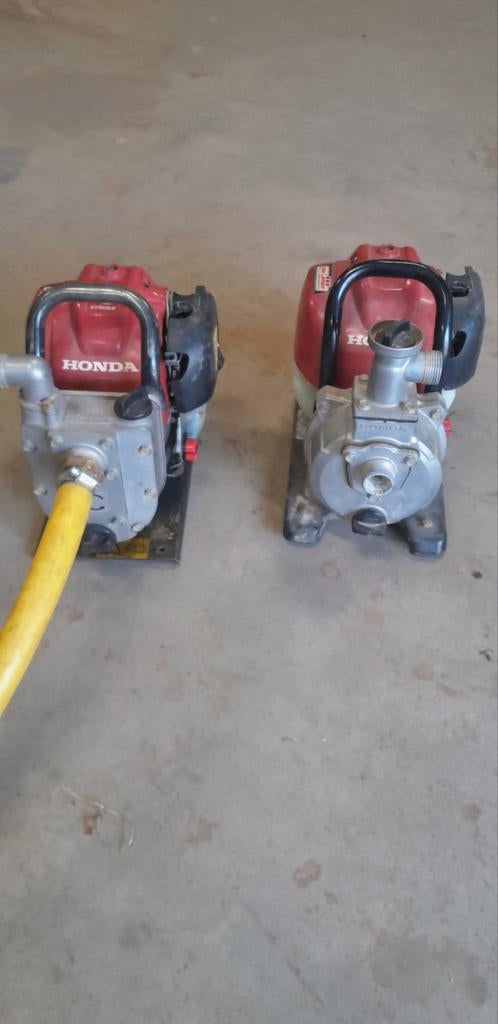 2x Honda WX10T Waterpomp - 4-takt Benzinepompen, Ophalen, Gebruikt, Handmatig