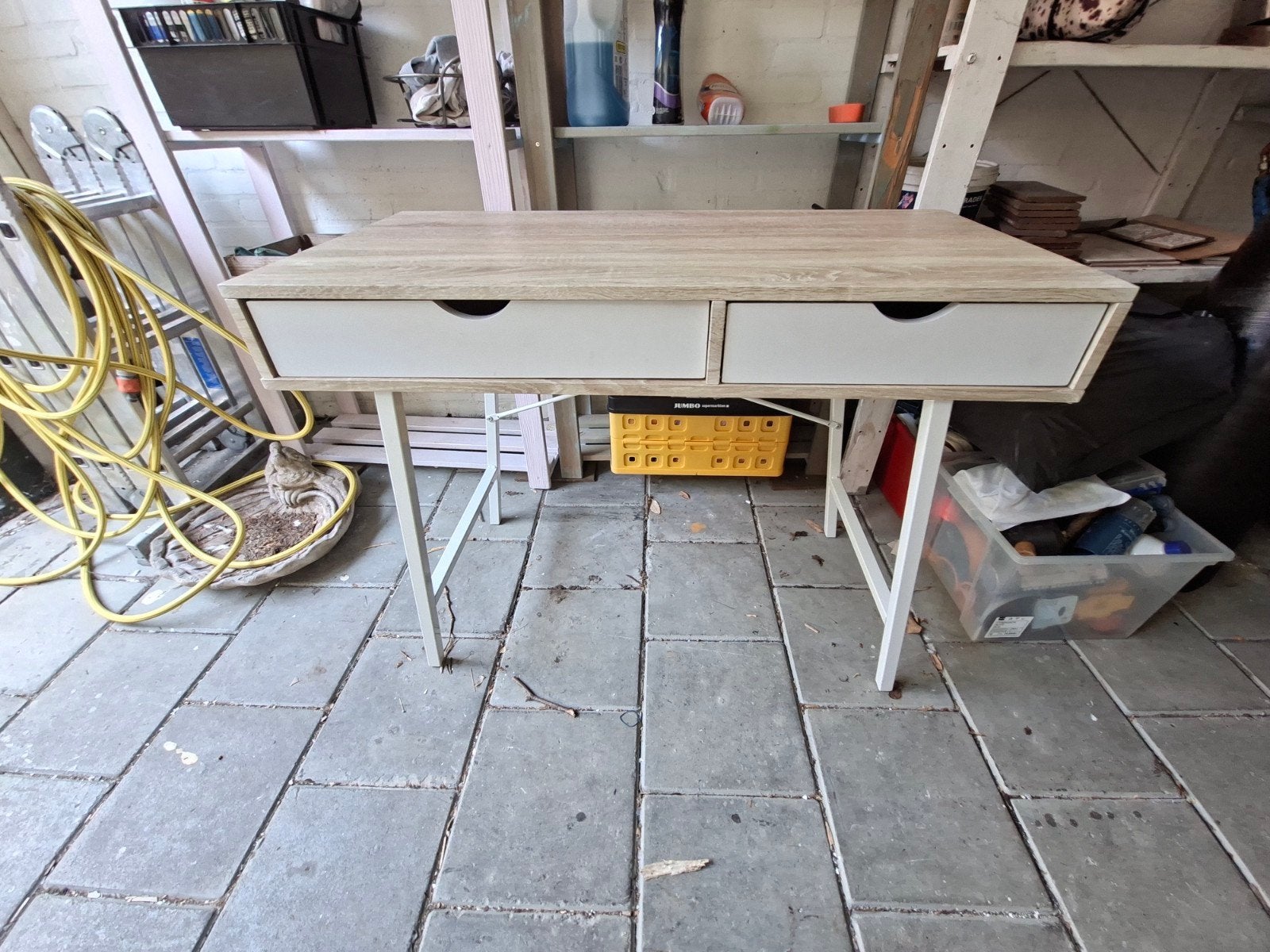 ikea bureau of toilettafel, Ophalen, Hout, Zo goed als nieuw, IKEA