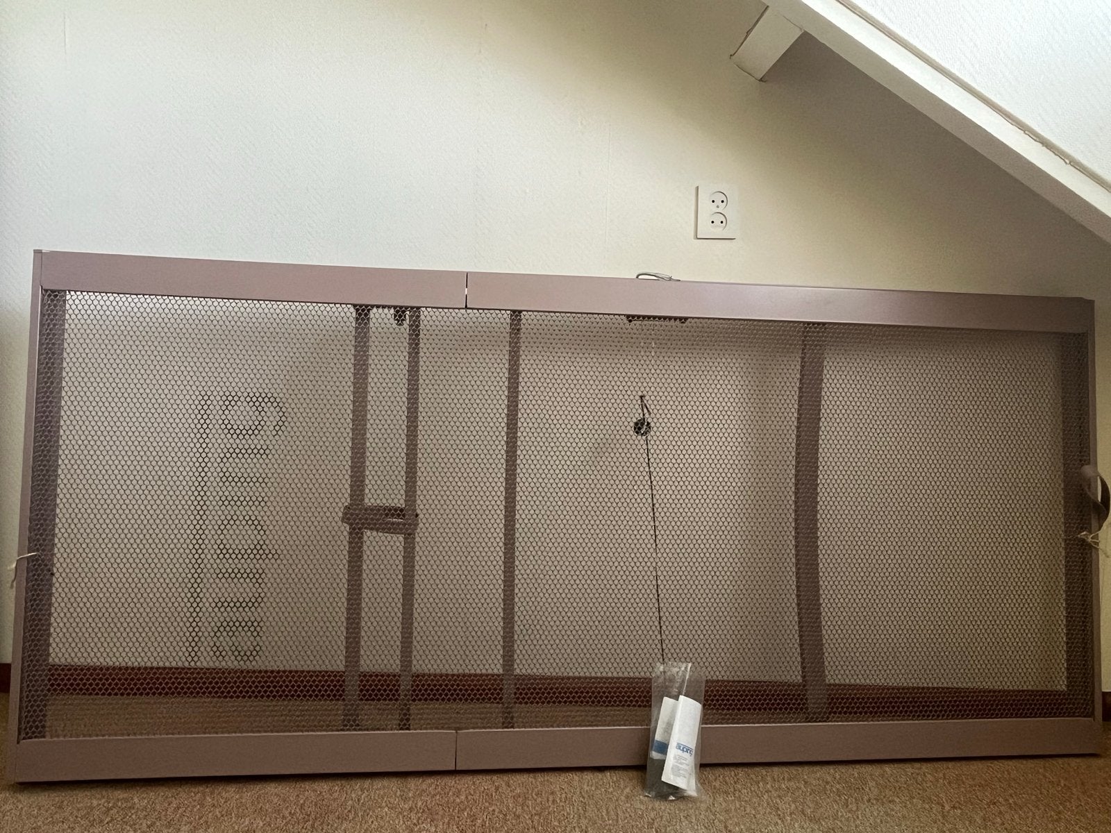 Auping spiraalbodem, verstelbaar, Ophalen, 90 cm, Eenpersoons, Beige
