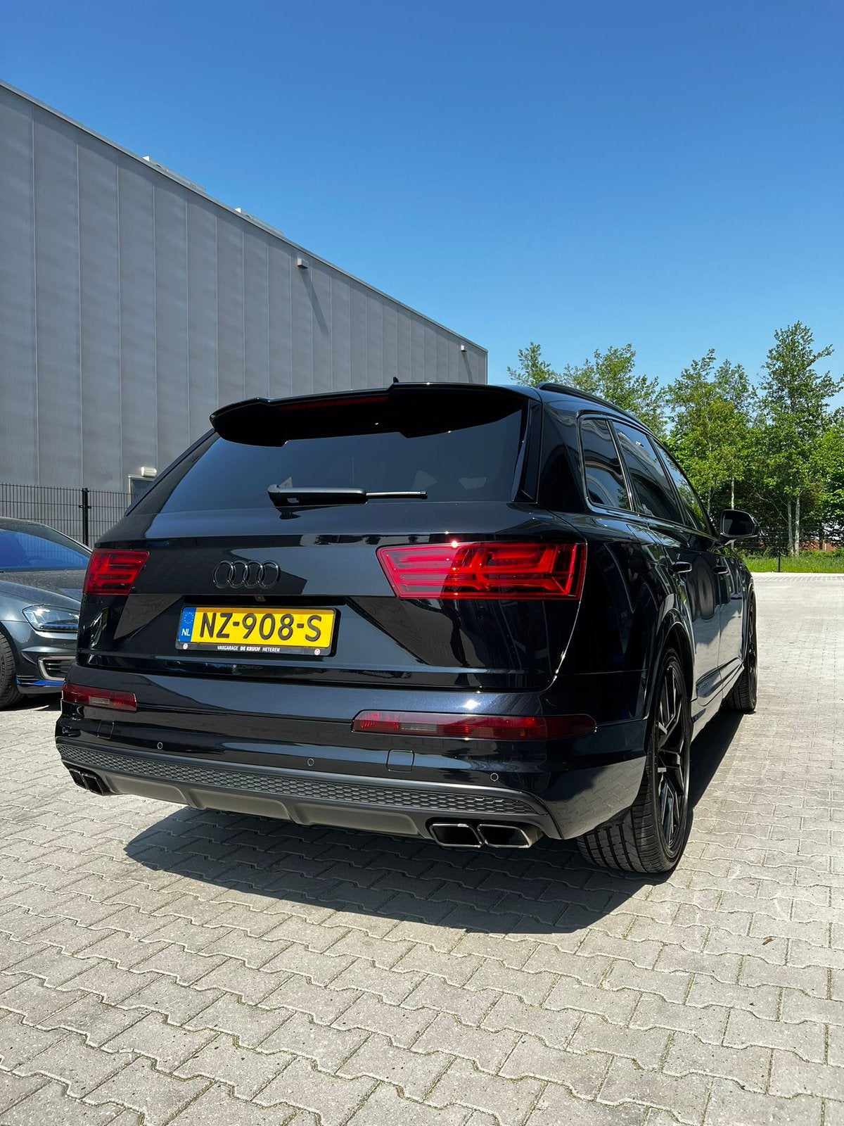 Audi Q7 SQ7 3.0 TDI Quattro 3x S-line 2016 Panorama Trekhaak, Auto's, Audi, Automaat, Euro 6, 241 €/maand, Zwart