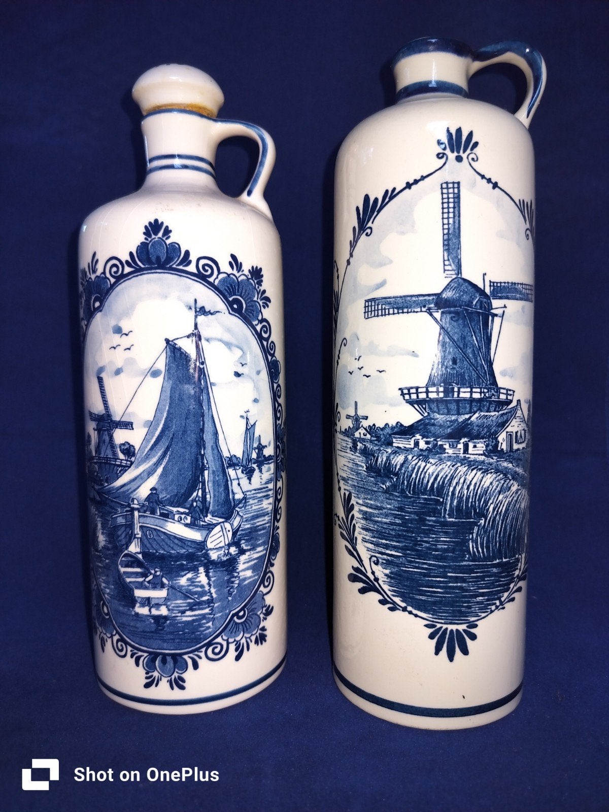 2 Delfts Blauwe flessen - Royal Goedewaagen & BOLS, Antiek en Kunst, Ophalen of Verzenden