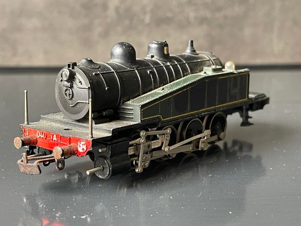 Jouef h0 stoomlocomotief en wagons, Gebruikt, Jouef, Ophalen of Verzenden, Analoog