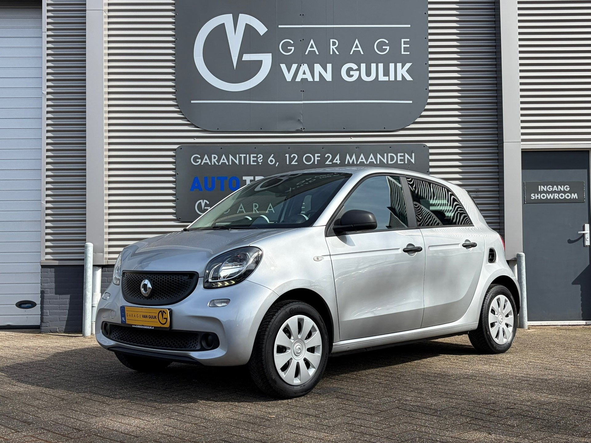 Smart Forfour 1.0 71PK Pure Airco,CruiseControl,Leder,Isofix, Auto's, Achterwielaandrijving, Gebruikt, 4 stoelen, Handgeschakeld