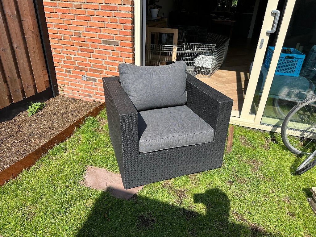 Wicker Lounge stoel Forza, Ophalen, Gebruikt, Kunststof