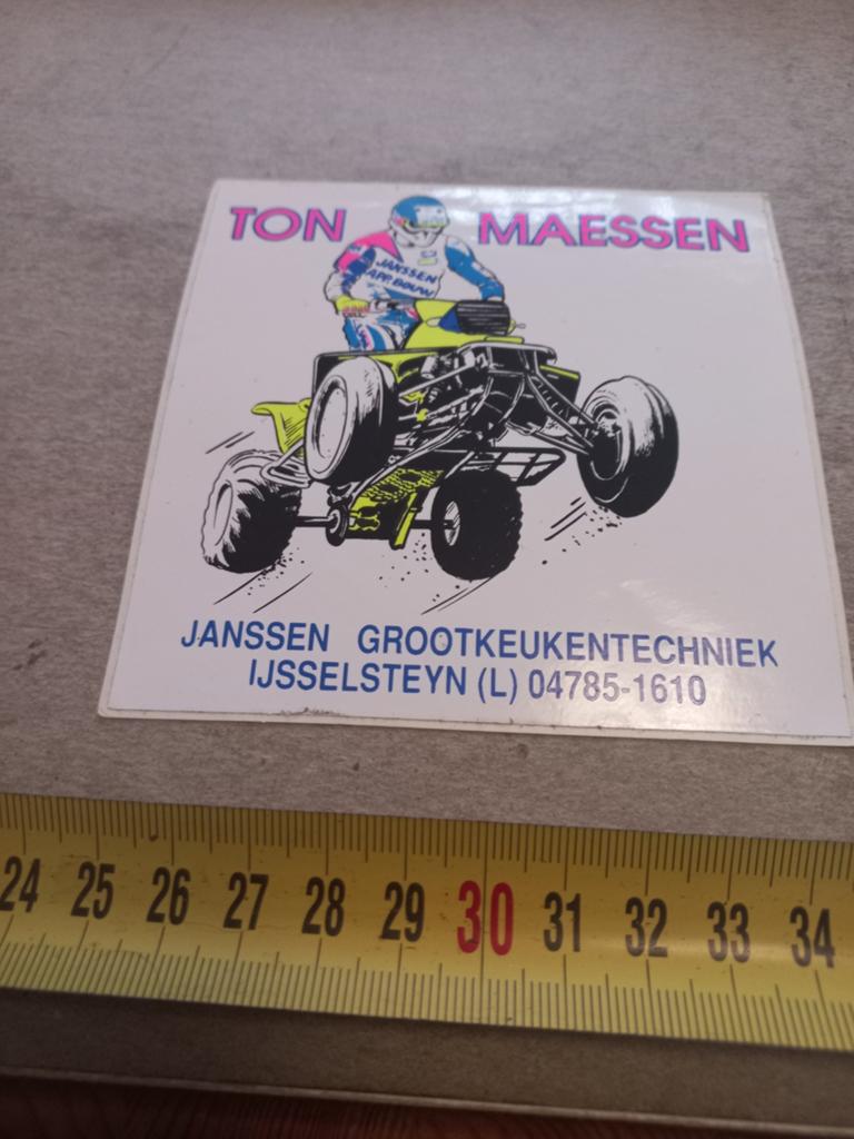 Ton maessen ijsselsteyn, Ophalen of Verzenden, Zo goed als nieuw