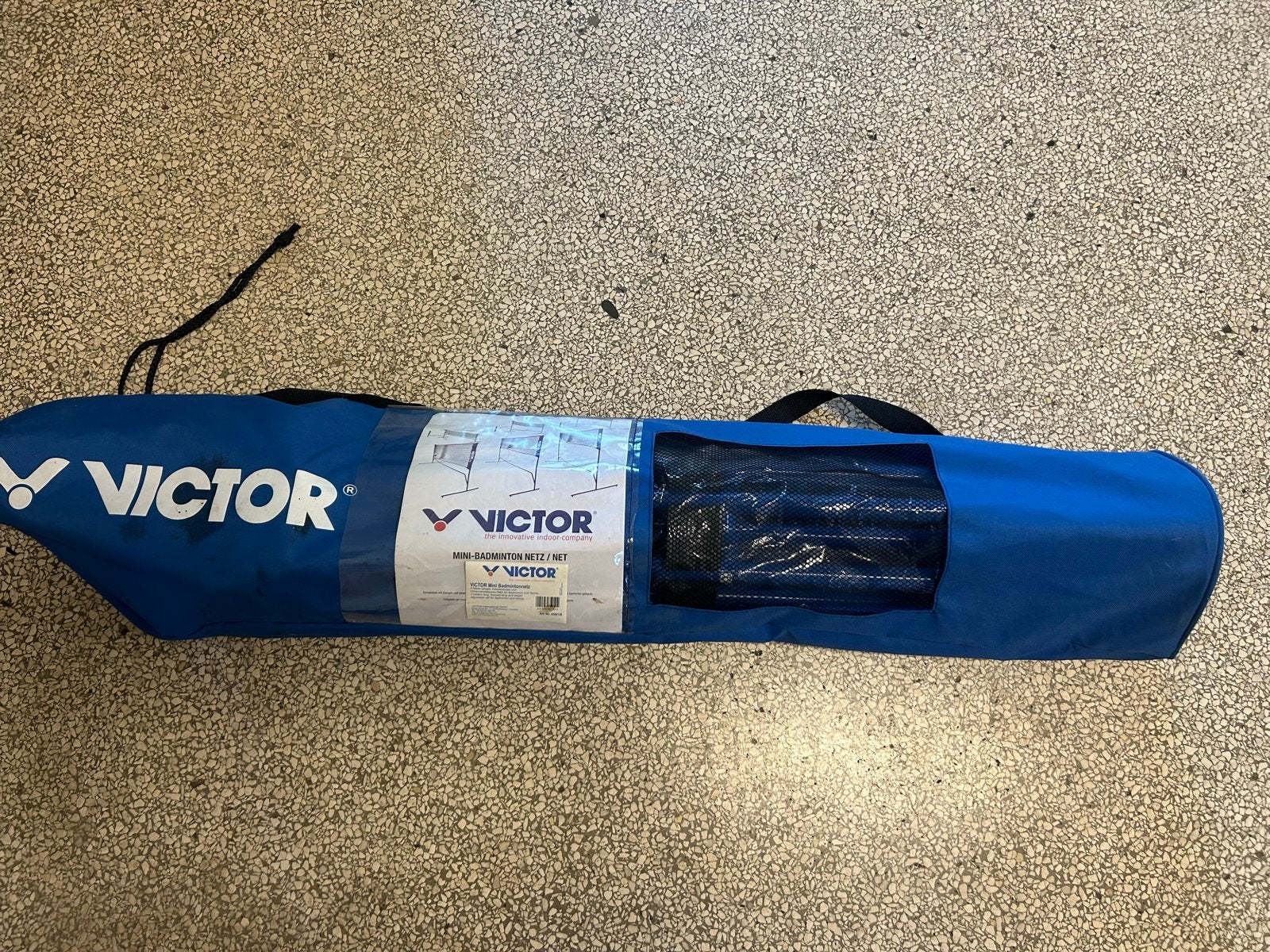 Victor Mini Badmintonnet - Draagbaar en Verstelbaar, Sport en Fitness, Badminton, Ophalen of Verzenden, Zo goed als nieuw, Overige typen