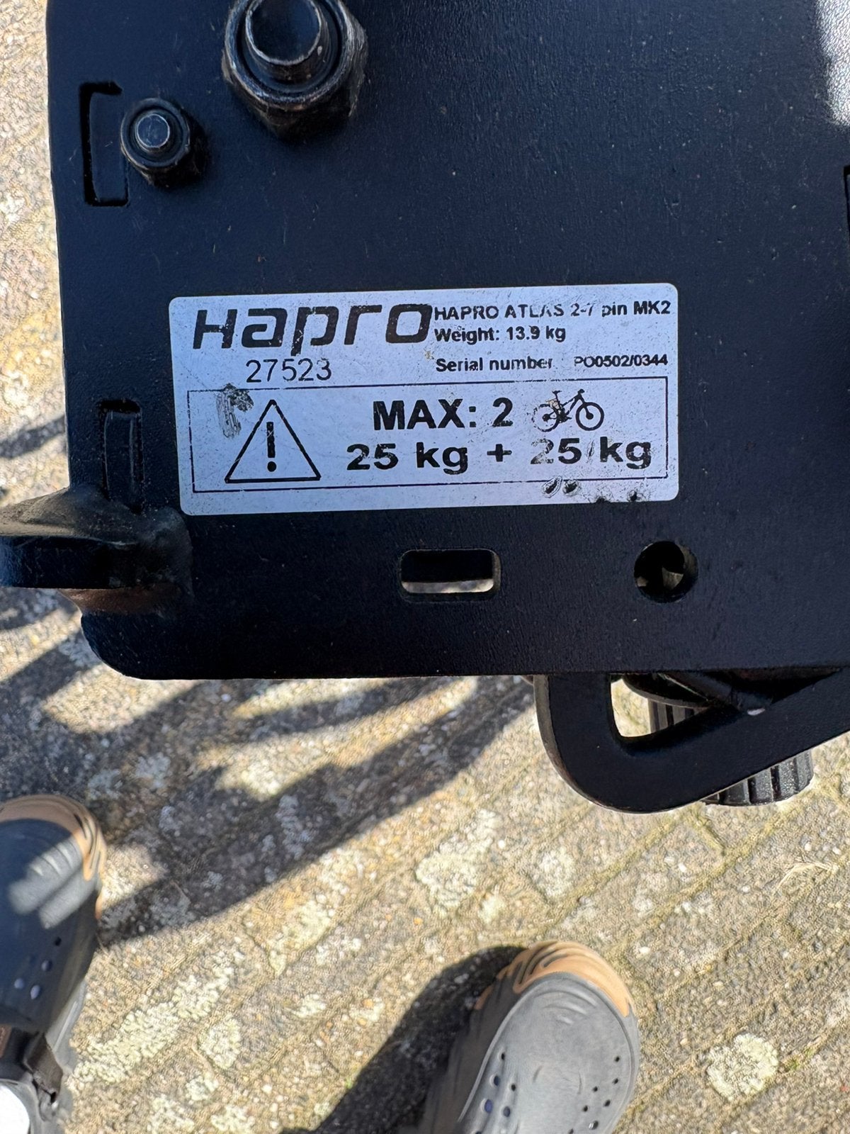 Hapro fietsendrager, Zo goed als nieuw