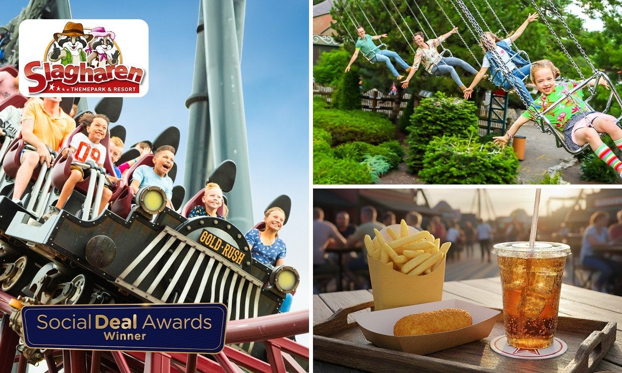 twee toegangskaarten Attractiepark Slagharen zat 5 sept, Twee personen, Ticket of Toegangskaart